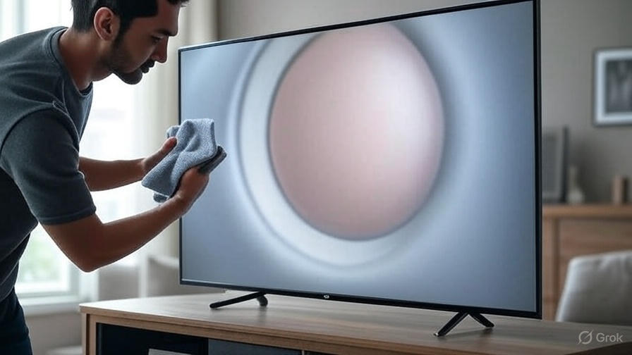 how can i clean led tv screen