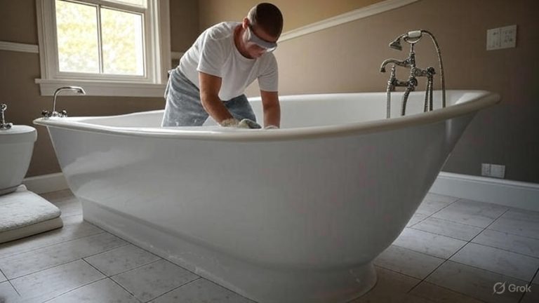 how can you refinish a bathtub