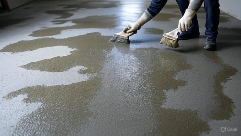 how to acid stain concrete