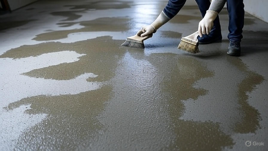 how to acid stain concrete