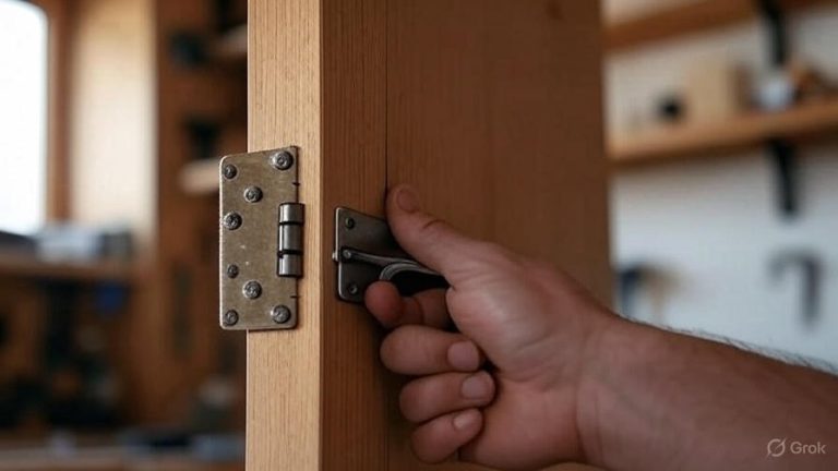how to bend a door hinge