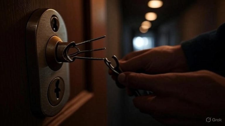 how to break into a deadbolt