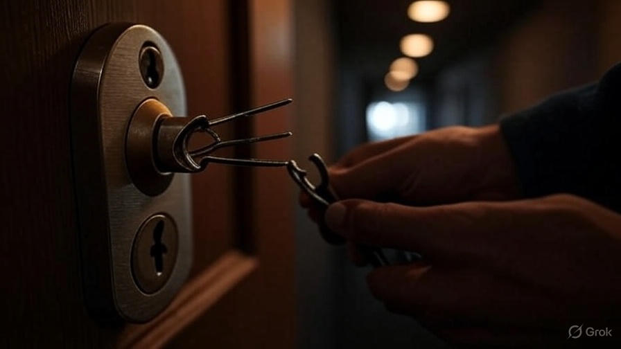 how to break into a deadbolt