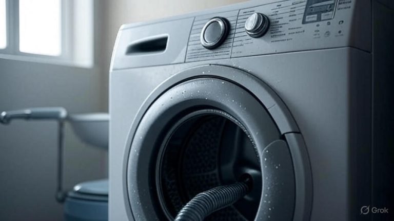 how to drain an lg washing machine