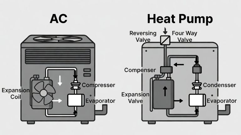 AC vs Heat Pump