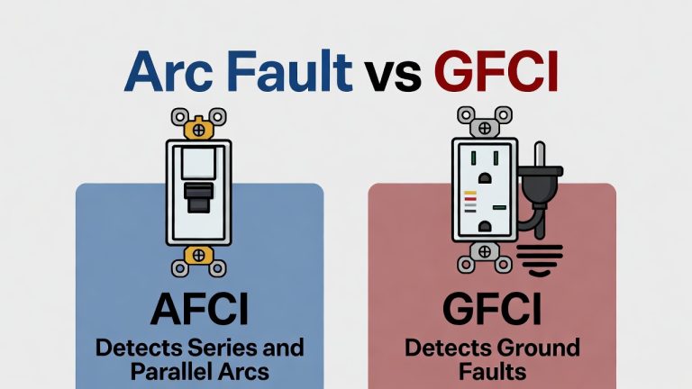 Arc Fault vs GFCI