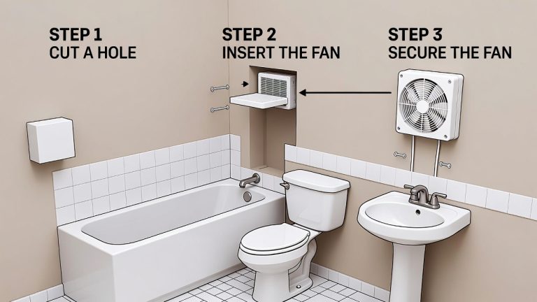 How to Add a Bathroom Fan