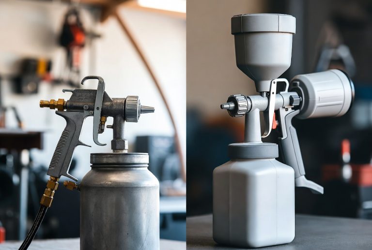 air paint sprayer vs airless paint sprayer