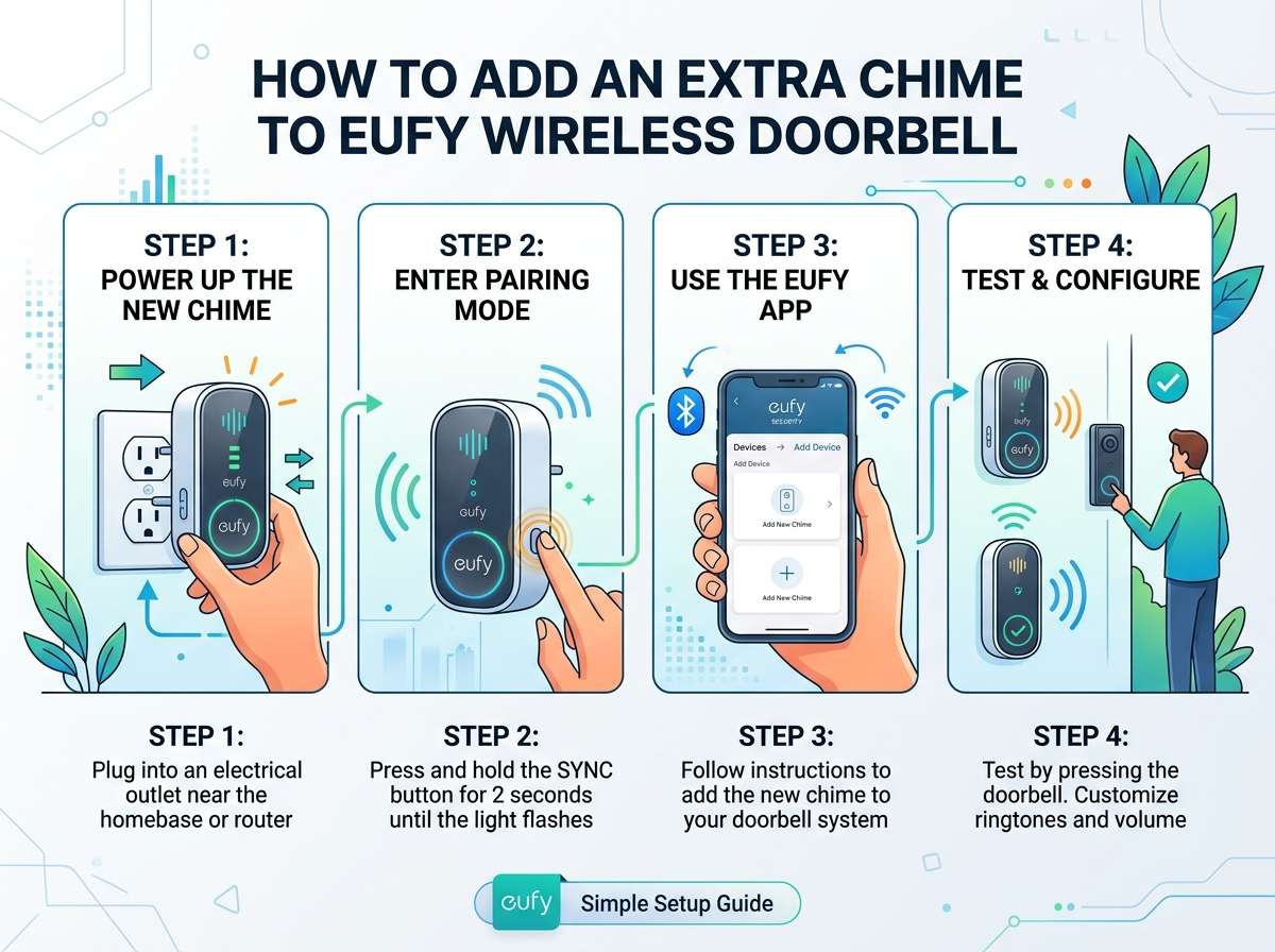 How to Add an Extra Chime to Your Eufy Wireless Doorbell