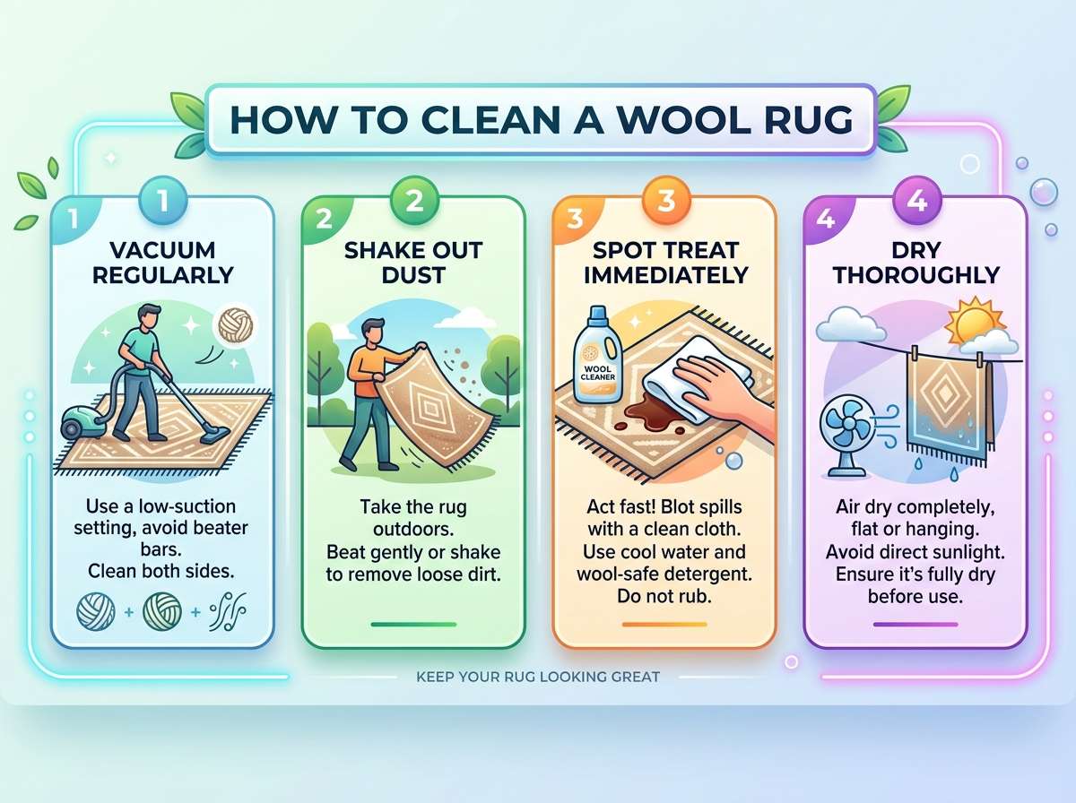 How to Clean a Wool Rug