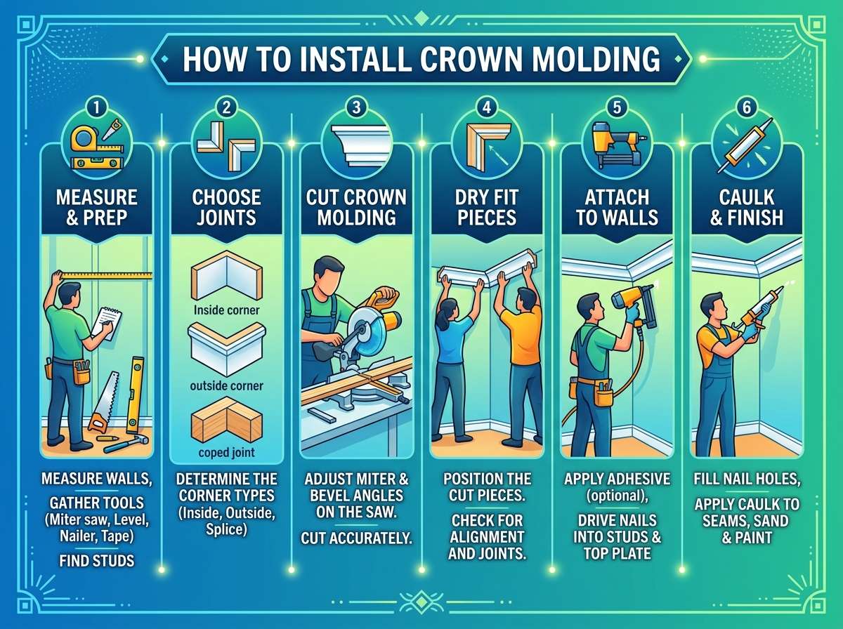 How to Install Crown Molding