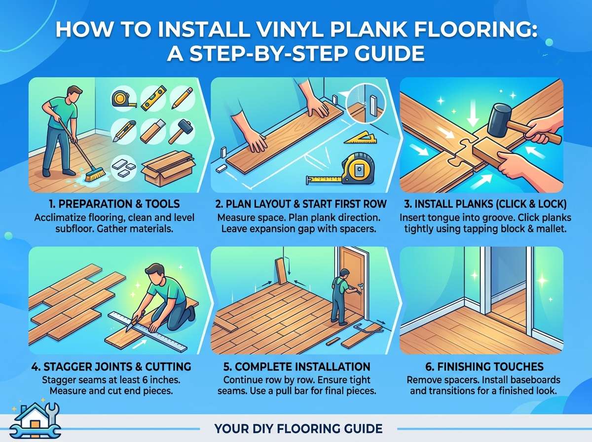 How to Install Vinyl Plank Flooring