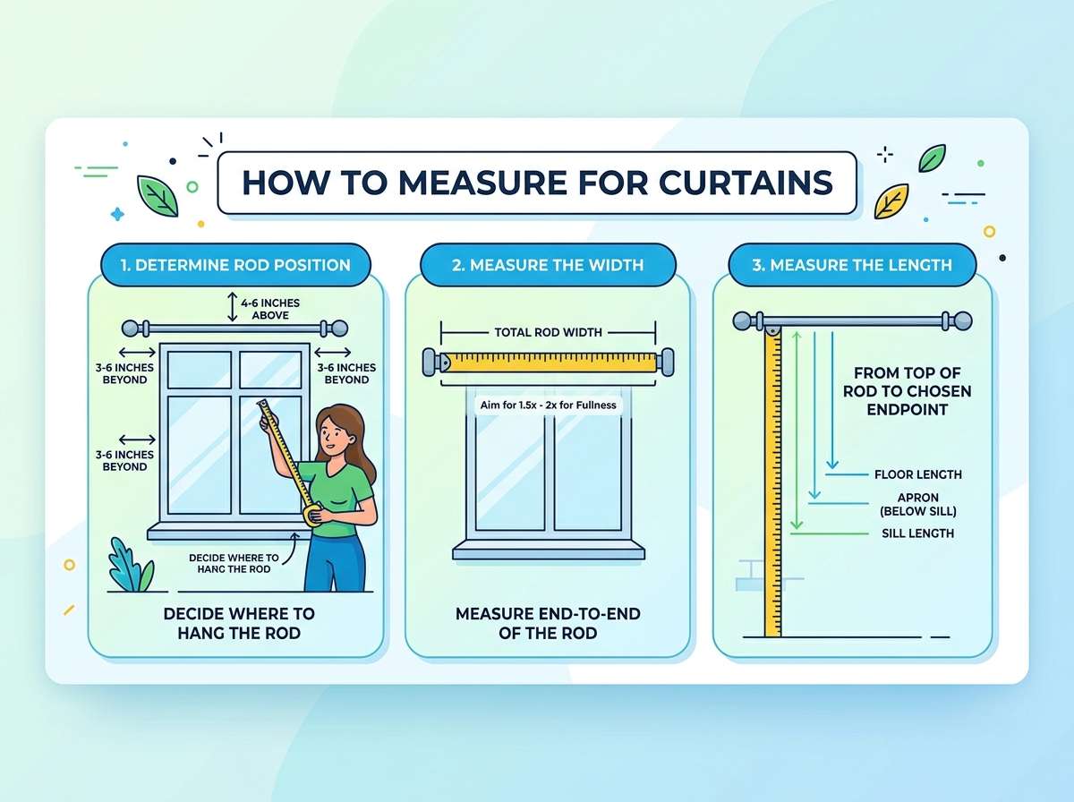 How to Measure for Curtains