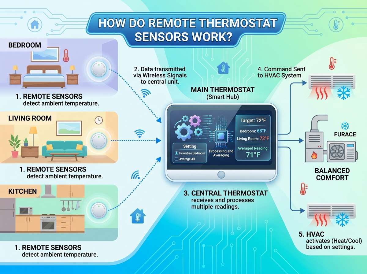 How Remote Thermostat Sensors Work