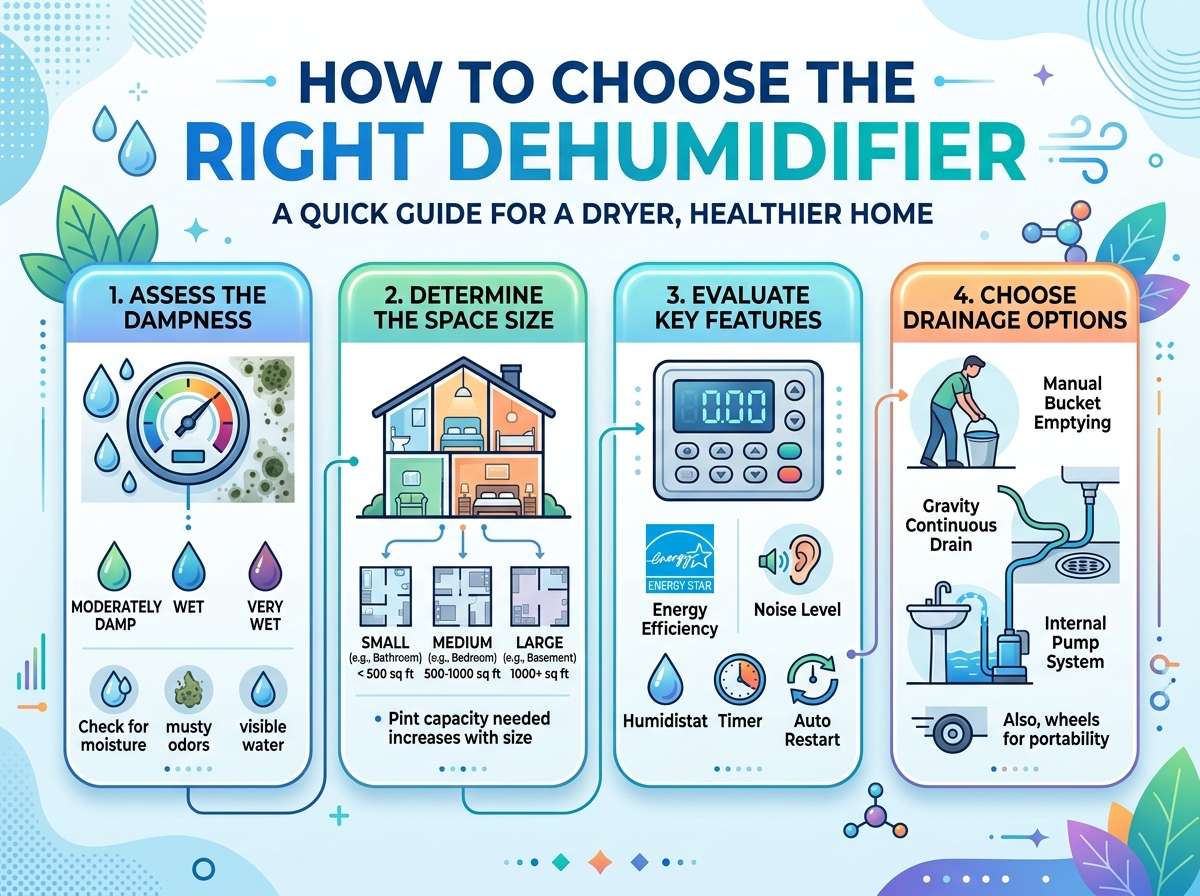 How to Choose the Right Dehumidifier
