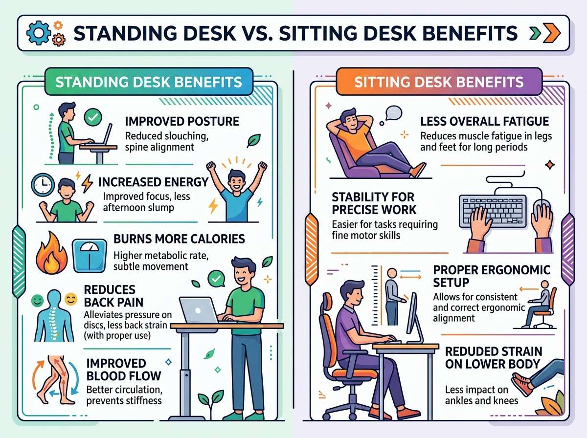 Standing Desk vs Sitting Desk