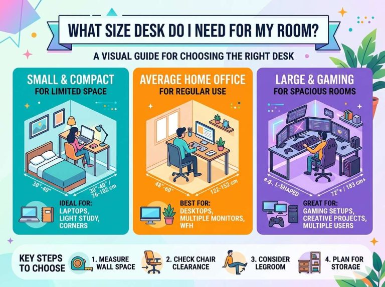 What Size Desk Do I Need for My Room?