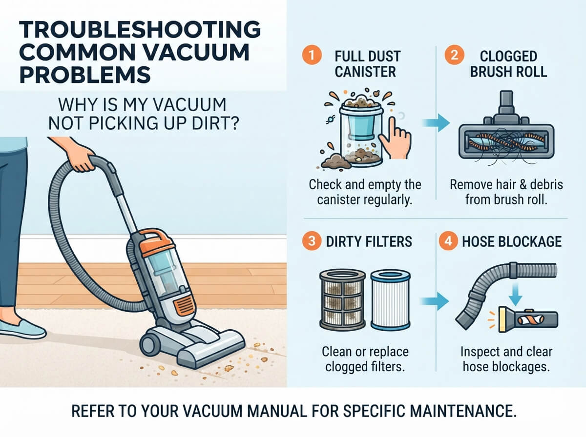 Why Is My Vacuum Not Picking Up Dirt