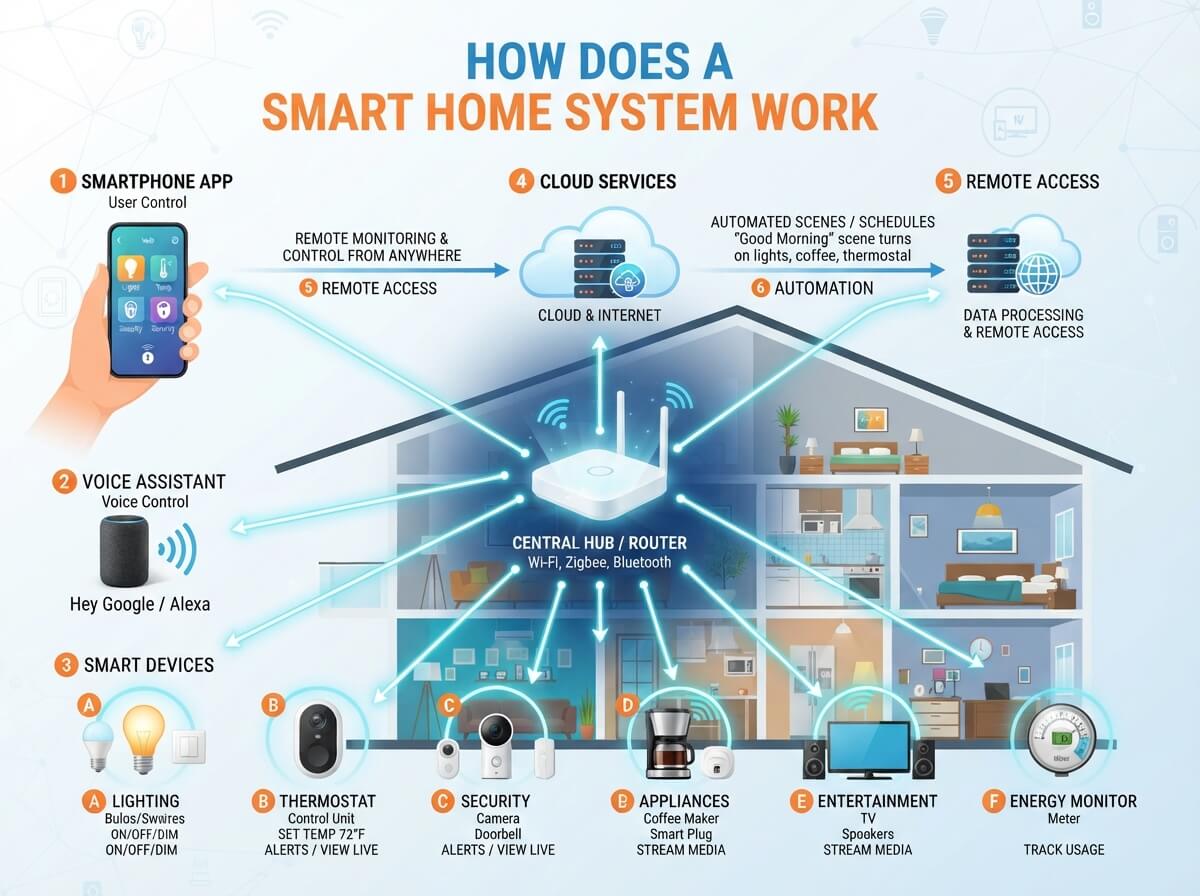 How Does a Smart Home System Work