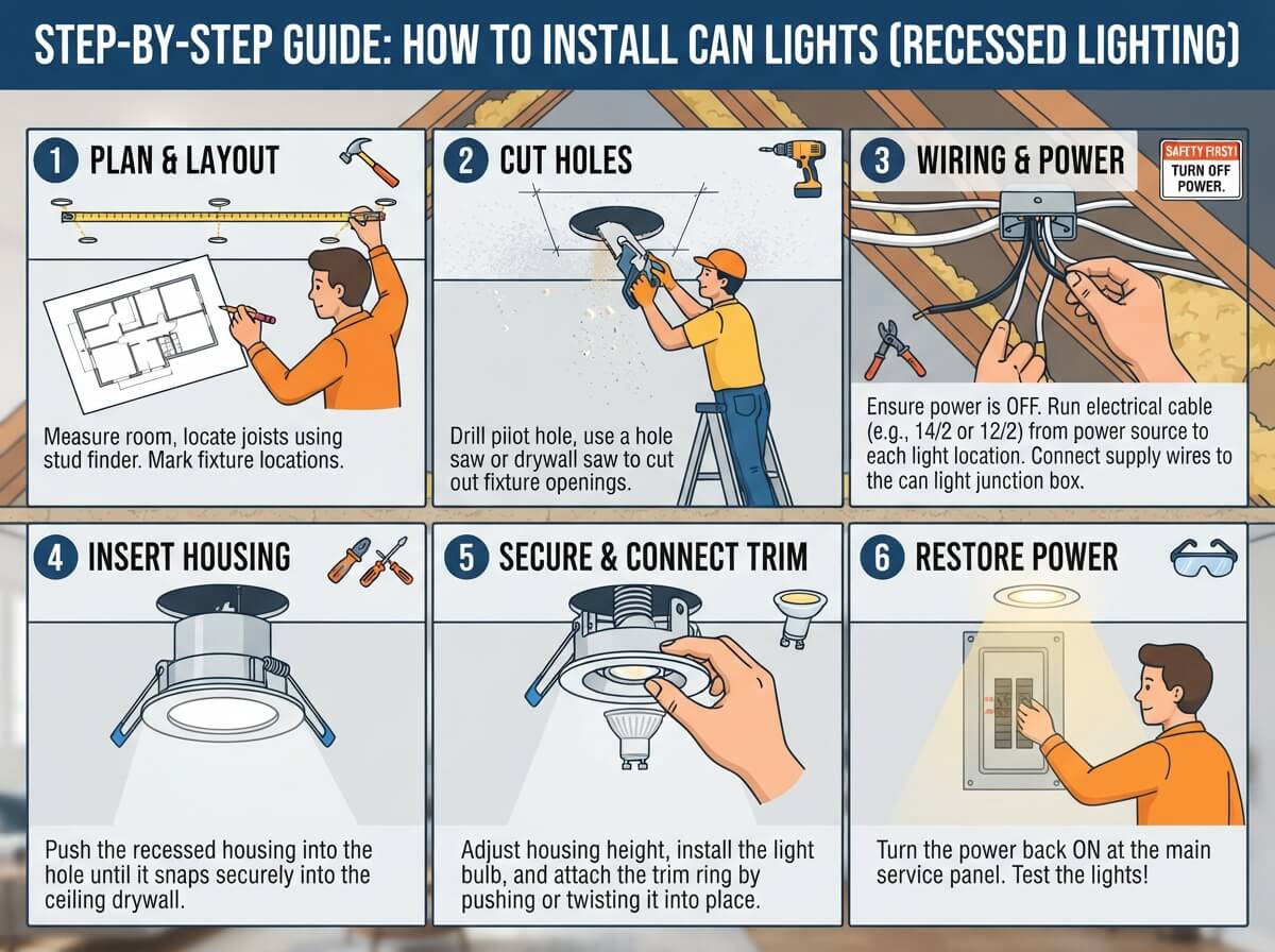 How to Add Can Lights