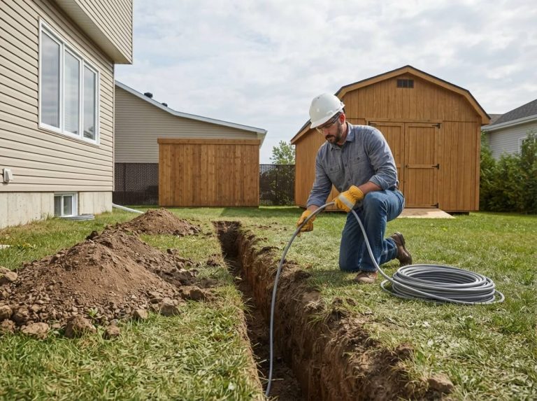 How to Add Electricity to a Shed