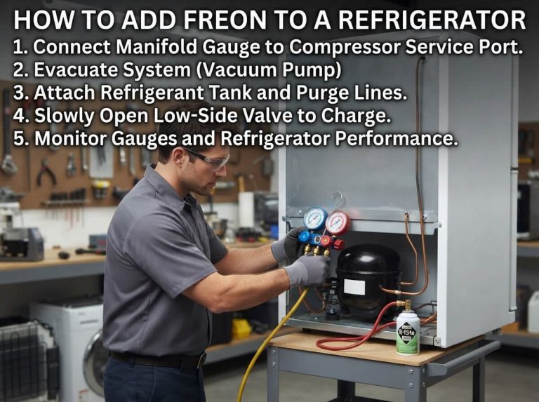 How to Add Freon to a Refrigerator