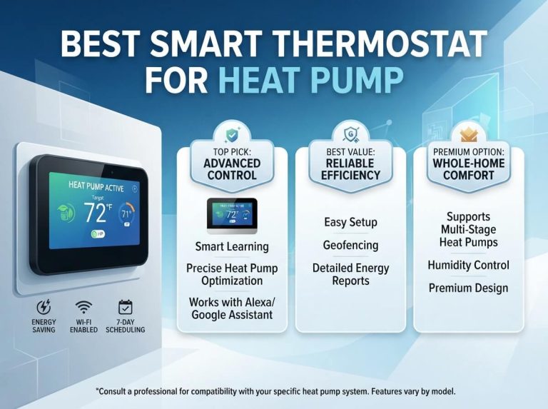 best smart thermostat for heat pump